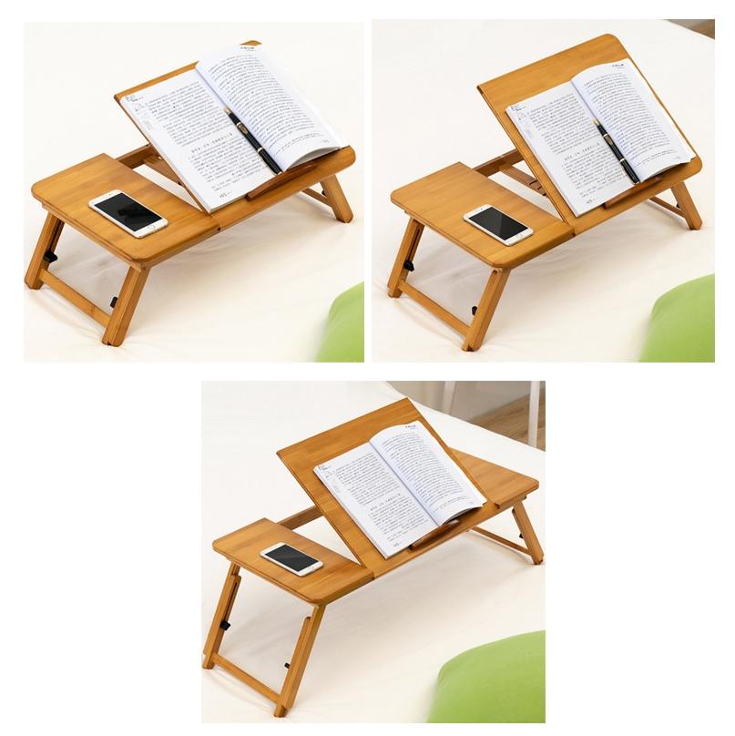 Adjustable Folding Laptop Desk for Dorm or Study | Height & Space Saver