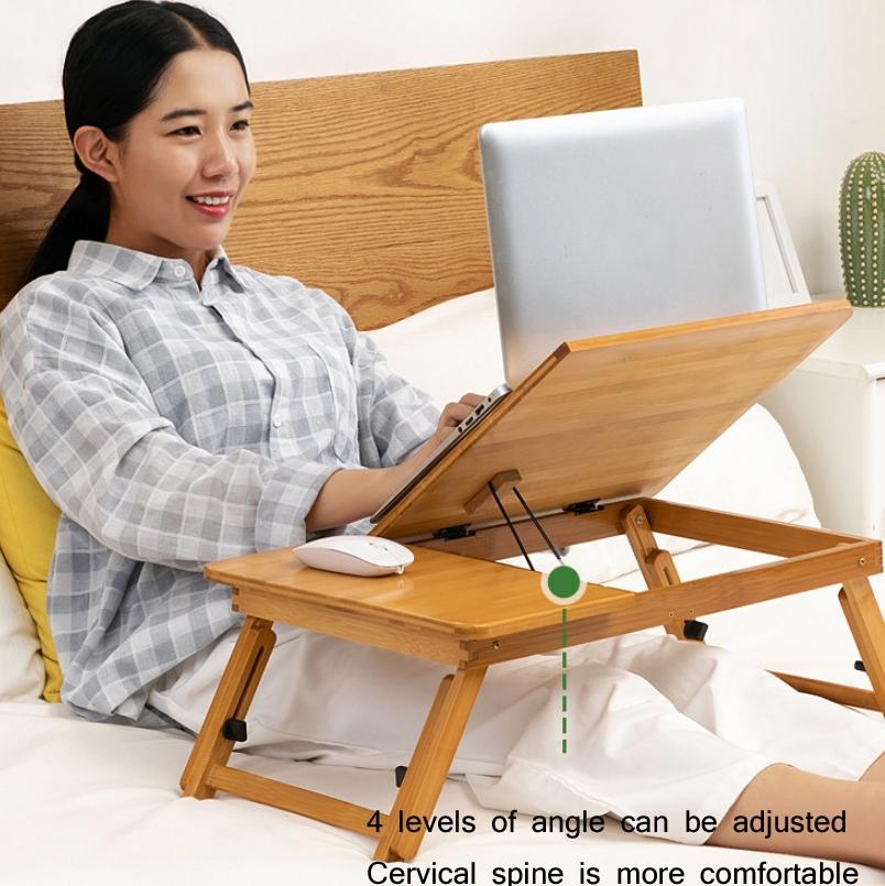Adjustable Folding Laptop Desk for Dorm or Study | Height & Space Saver