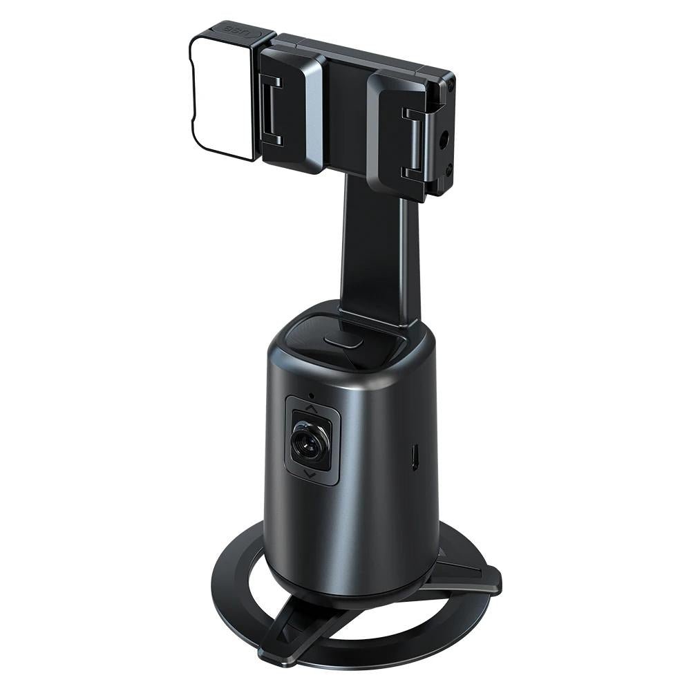 Auto Tracking Gimbal Stabilizer with Fill Light & Selfie Stick | 360° Rotation | A200 Set 1
