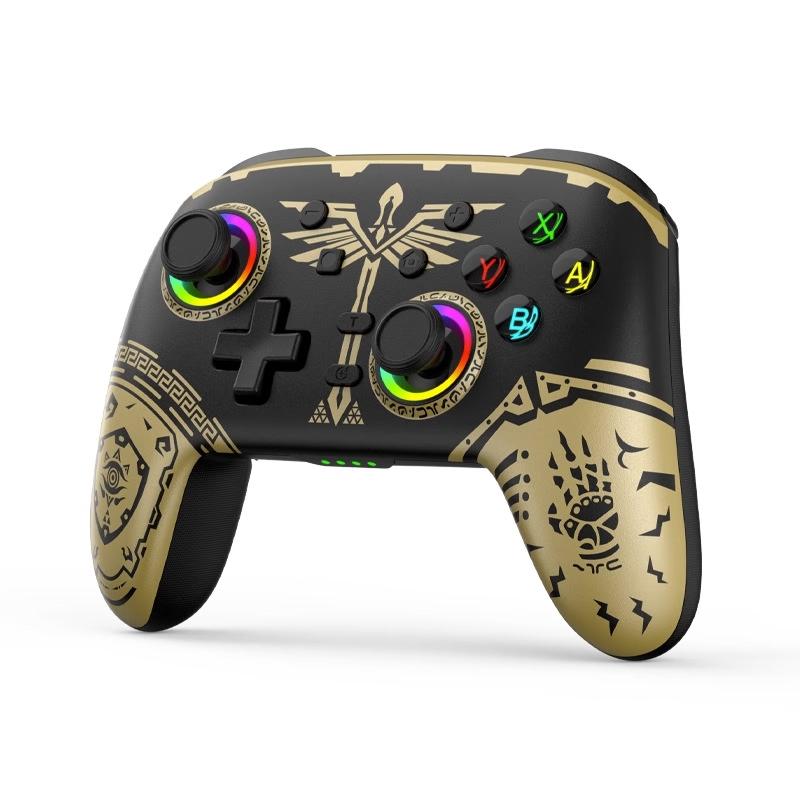 Wireless Gamepad | For Nintendo Switch / Pro | Tooth Design | TBD0603716901 | Black Gold