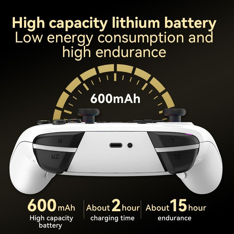 Wireless Gamepad | For Nintendo Switch / Pro | Tooth Design | TBD0603716901 | Black Gold