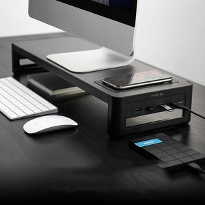 Vaydeer Desktop Monitor Stand with Increased Storage Capacity