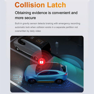 2K Night Vision Car Recorder with Wi-Fi & Mobile App Support