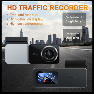 2K Night Vision Car Recorder with Wi-Fi & Mobile App Support