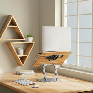 Adjustable Folding Laptop Stand with Cooling Fan | Portable Tablet Holder