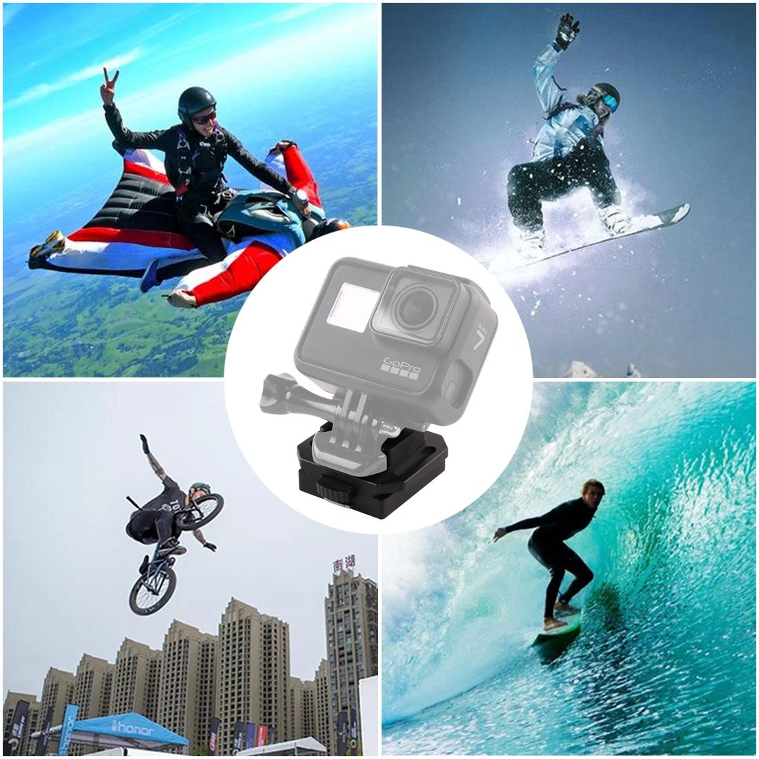 Aluminum Alloy Helmet Selfie Stand for GoPro & Xiaoyi Sports Camera