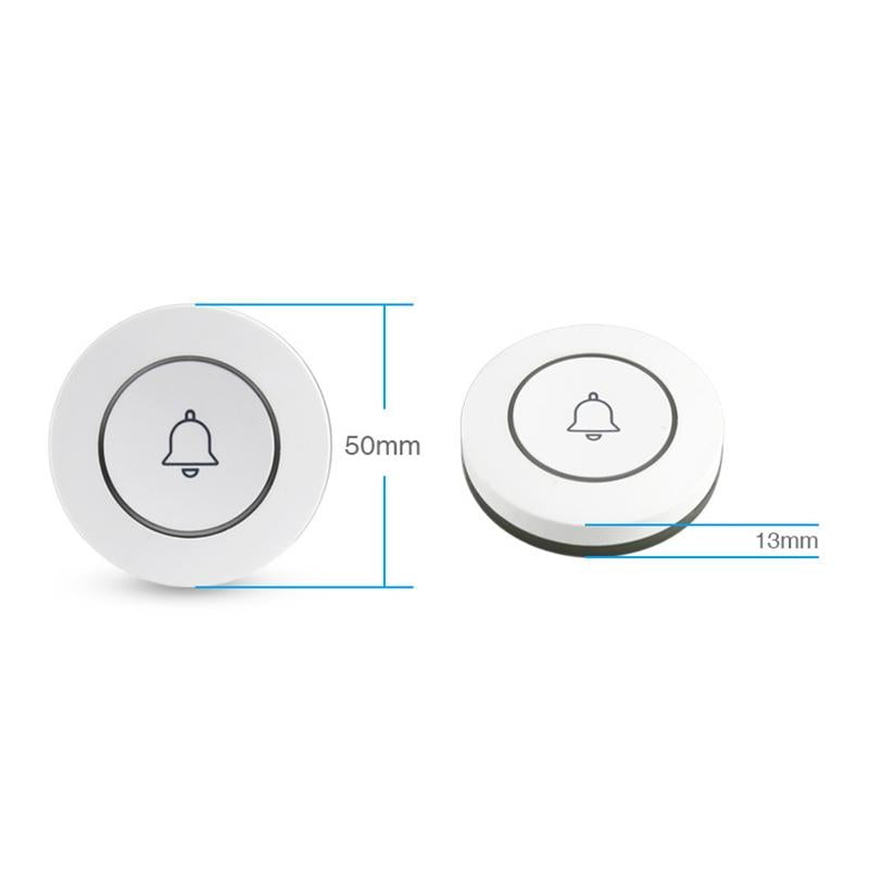 Wireless Doorbell Alarm | Anti-Theft Button | Compact Design