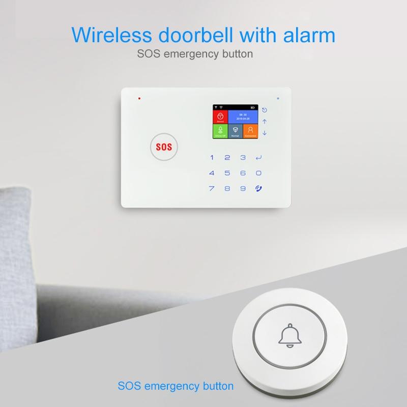 Wireless Doorbell Alarm | Anti-Theft Button | Compact Design