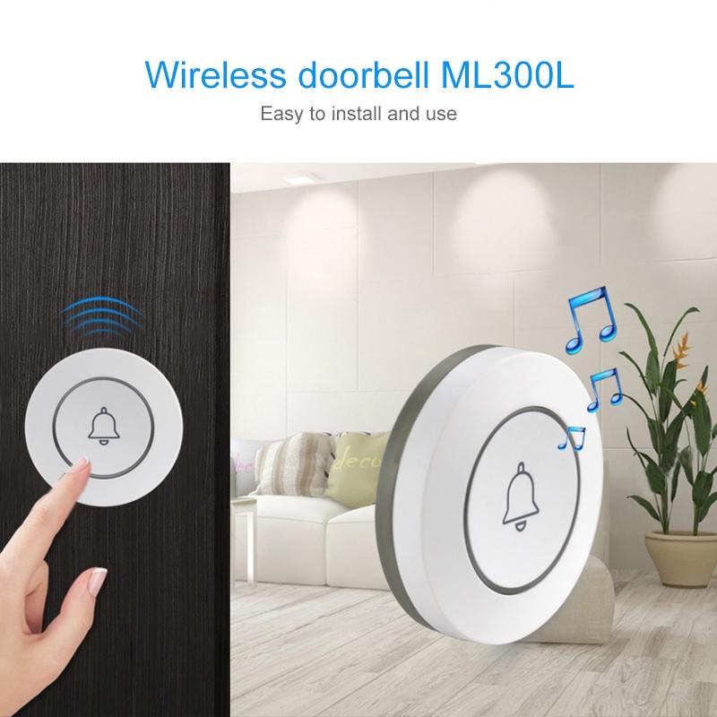 Wireless Doorbell Alarm | Anti-Theft Button | Compact Design