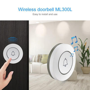 Wireless Doorbell Alarm | Anti-Theft Button | Compact Design