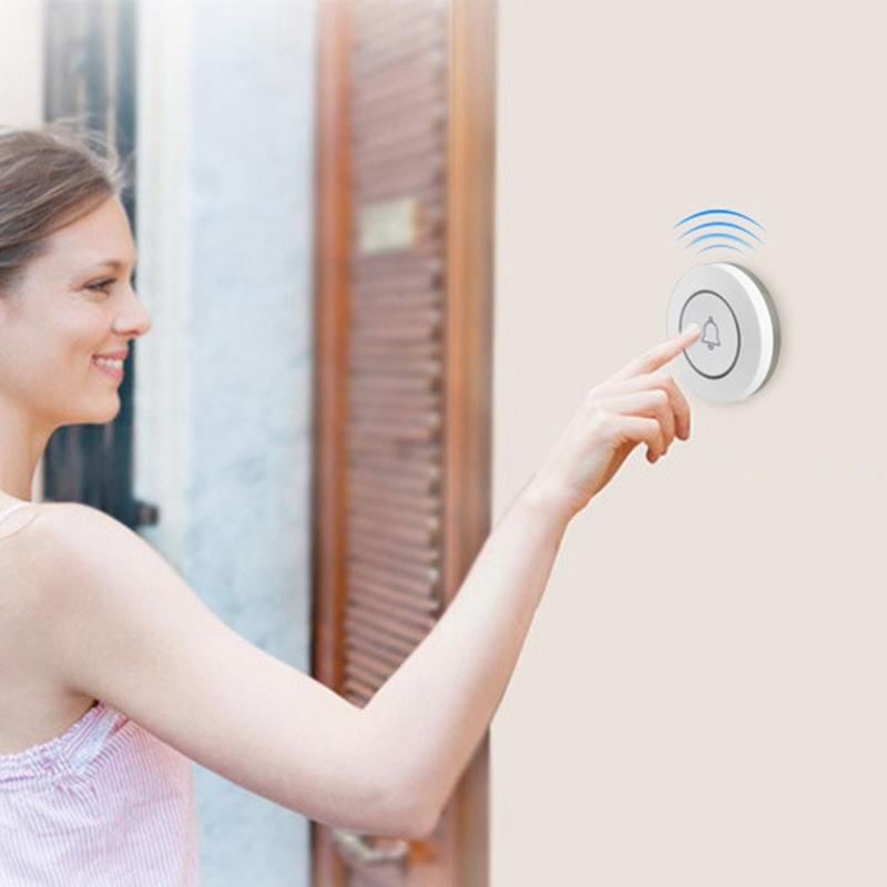 Wireless Doorbell Alarm | Anti-Theft Button | Compact Design