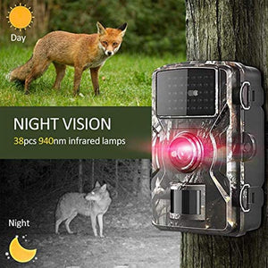 12MP Hunting Camera | 1080P Night Vision | 26 LEDs