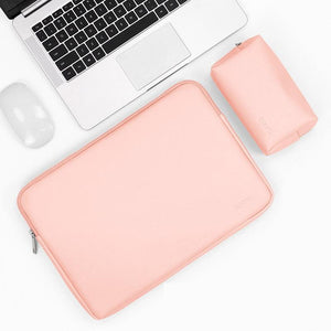 15 / 15.6 Inch Power & Pink PU Leather Laptop Bag