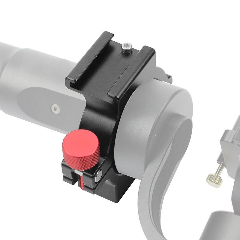 Microphone Mount | Smooth 4 Handle Gimbal Stabilizer | Hot Shoe Adapter Ring