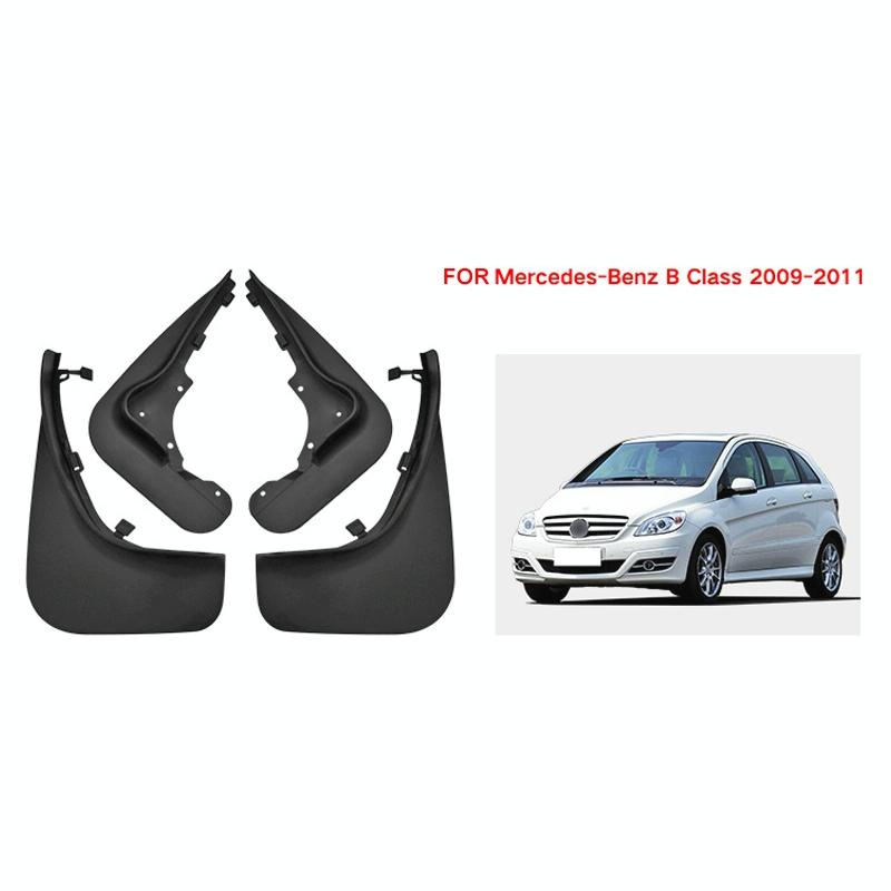 For Mercedes-Benz B200 2008-2011 | 4 Pcs / Set Car Auto Soft Plastic Splash Flaps Fender Guard