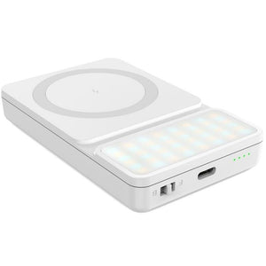 V17 Live Broadcast Magnetic Phone Photography Lamp with RGB LED Fill Light