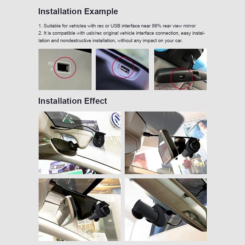 360° Dual Camera Car Wi - Fi Driving Recorder