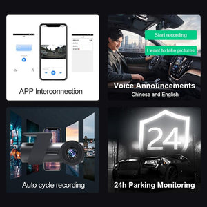 360° Dual Camera Car Wi - Fi Driving Recorder