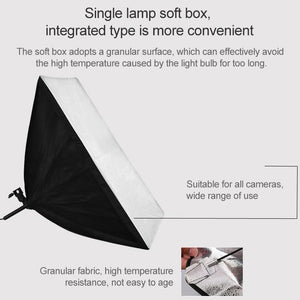 Single Light Softbox Set | Tripod & Arm Jib Included | Studio Flash Lighting Kit