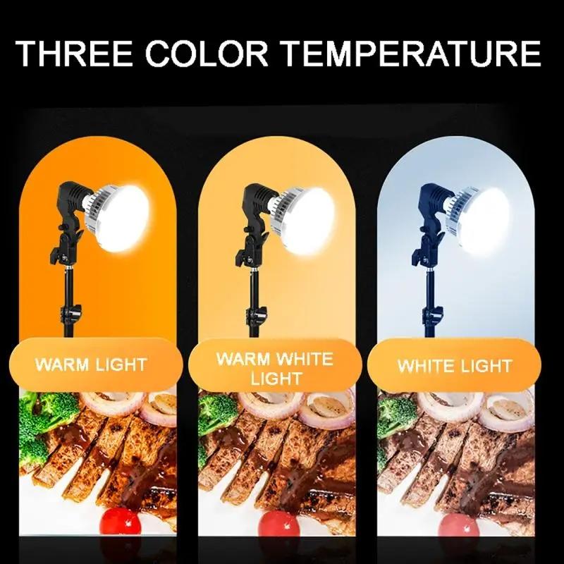Desktop Photography Stand Kit with Mushroom Fill Light | 80W | 120mm