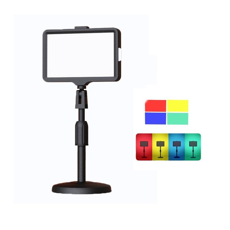 30cm Bracket Flat - Panel Live Fill Light | 8 - Inch | 3200 - 5500K Three - Colour Temperature