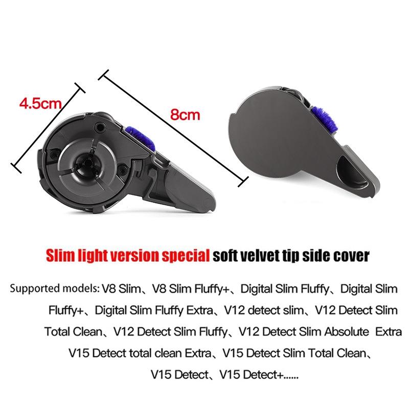 Soft Velvet Suction Head Cover | For Dyson Slim Light Vacuum
