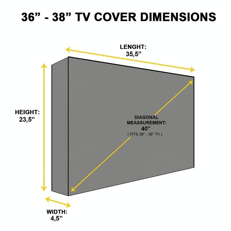 Universal Outdoor TV Cover | Waterproof & Dustproof | Fits 30 - 32 Inches