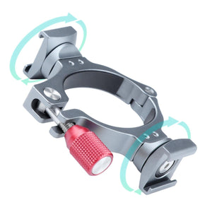 Extension Bracket with Dual Cold Shoe | DJI OM4 / Mobile 3 Stabilizer