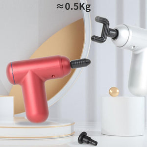 Compact Vibrating Fascia Massage Gun | Gray