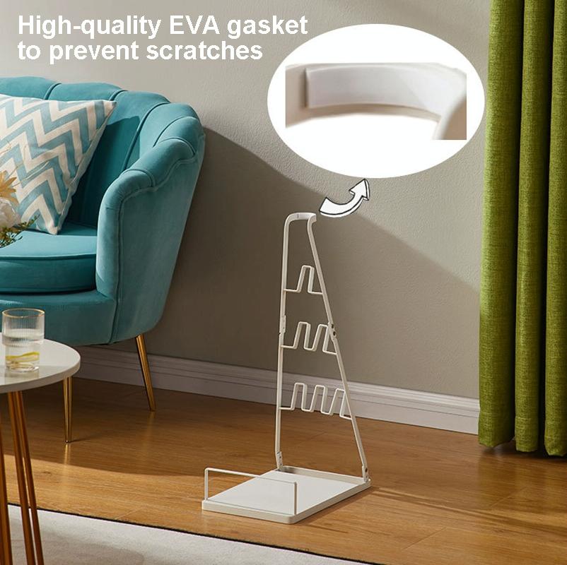 Universal Non-Punch Vacuum Cleaner Floor Storage Bracket | For Dyson | White