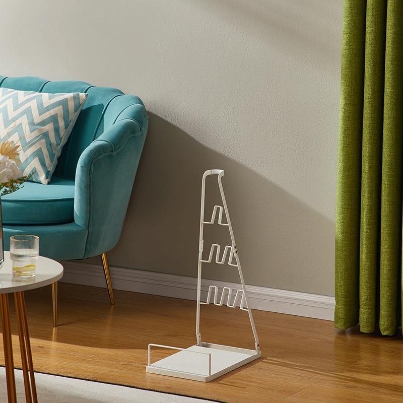 Universal Non-Punch Vacuum Cleaner Floor Storage Bracket | For Dyson | White