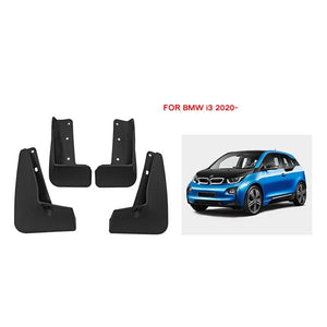 For BMW i3 Electric 2020-2021 | 4 Pcs / Set Car Auto Soft Plastic Splash Flaps Fender Guard