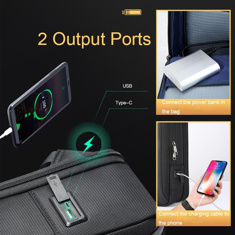 Waterproof Anti-Theft Laptop Backpack | USB Charging | Expandable Design | Travel Ready