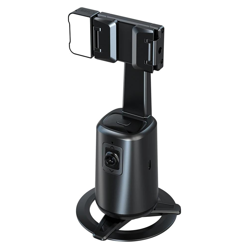 Auto Tracking Gimbal Stabilizer with Fill Light & Selfie Stick | 360° Rotation | A200 Set 2