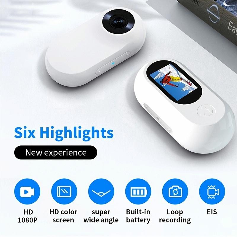 Portable HD Magnetic Thumb Camera for Outdoor Cycling | Standard | Standard + Pet Silicone Collar