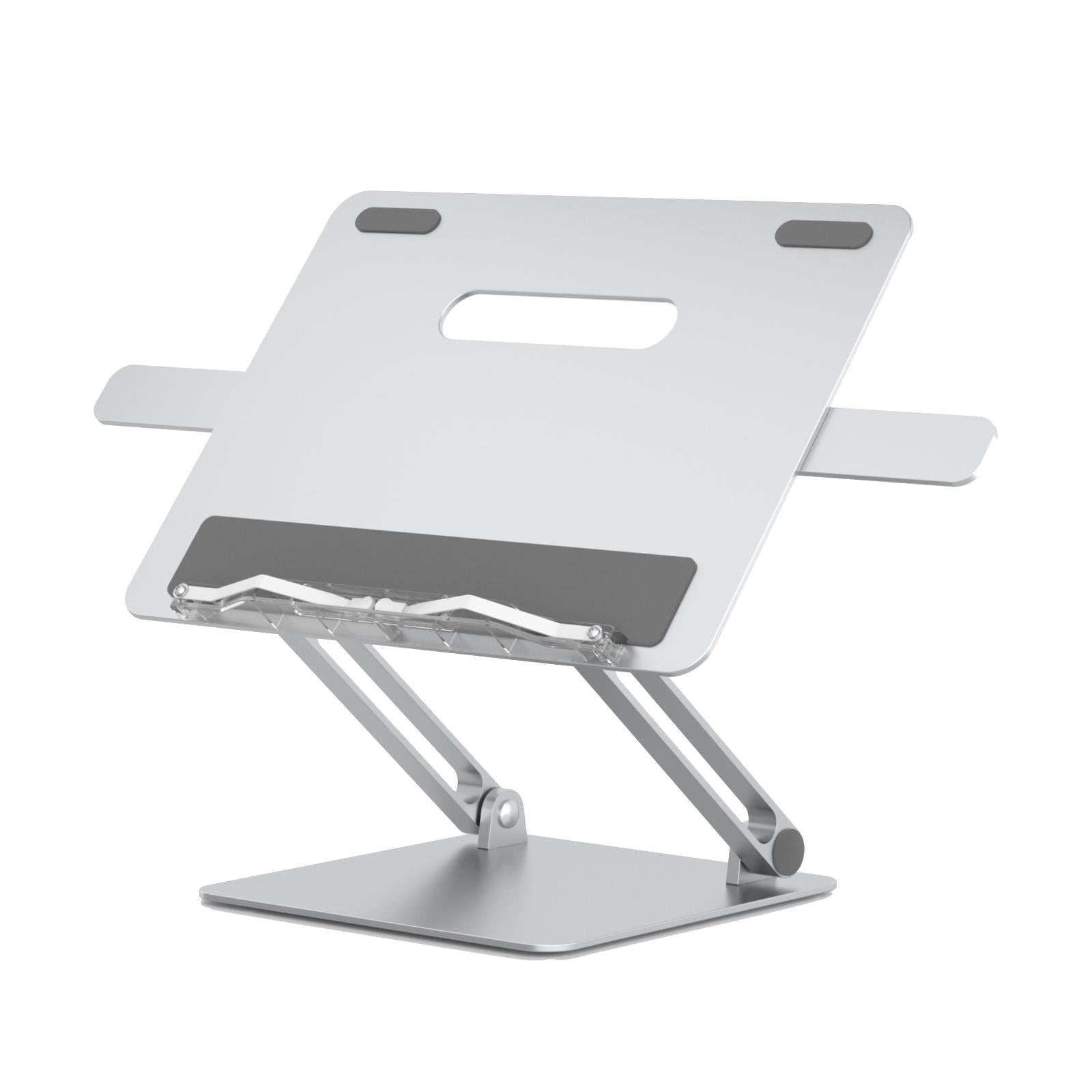 Portable Folding Laptop Stand with Adjustable Heat Dissipation | Book Clips