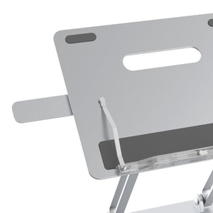 Portable Folding Laptop Stand with Adjustable Heat Dissipation | Book Clips