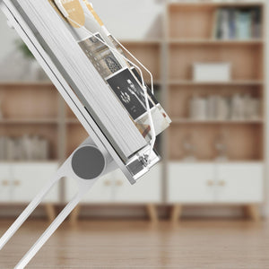 Portable Folding Laptop Stand with Adjustable Heat Dissipation | Book Clips