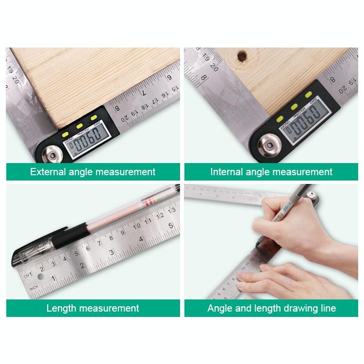Digital Angle Finder Protractor Ruler | LCD Display