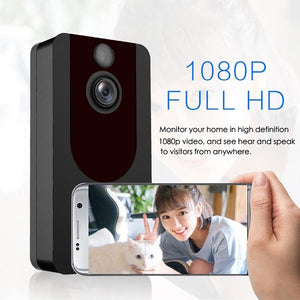 Smart WiFi Video Doorbell | 1080P HD | Intercom + Weatherproof