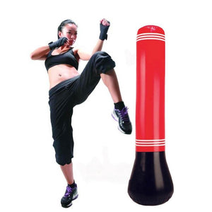 1.5M Inflatable Punching Bag for Adults & Children | PVC Boxing Column Tumbler