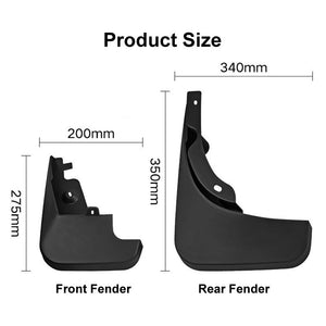 For Audi Q5 2009-2016 | 4 Pcs / Set Car Auto Soft Plastic Splash Flaps Fender Guard