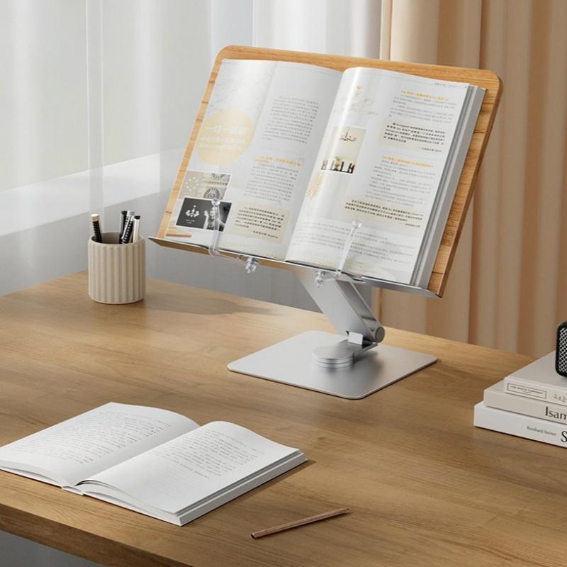 360 Degree Rotating Laptop & Book Stand | Adjustable & Hands-Free
