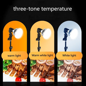 700W Mushroom Lamp & Tripod for Mobile Phone Photography