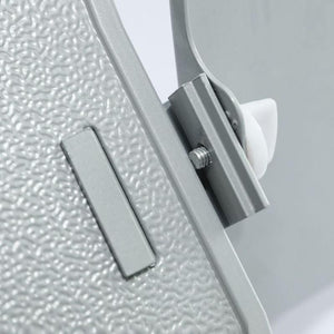 Portable Laptop Desk with Fan & Mouse Board | Aluminum Alloy Folding & Heightening | Black