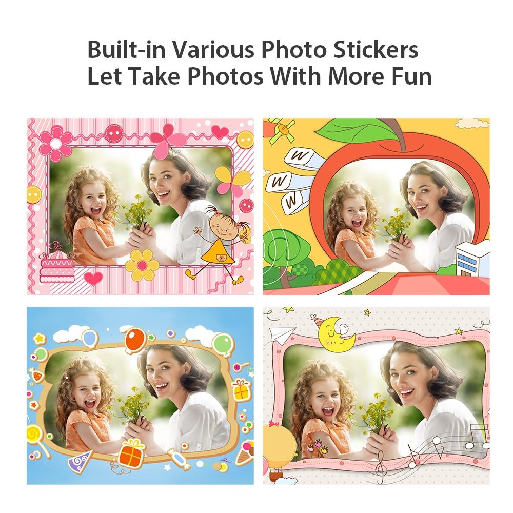 Smart Kids Thermal Camera with Printing Paper | 2.4" | Blue Focus | 503AF Pink Focus