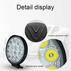 10.5W LED Spotlight | Waterproof Round Work Light | Car, Boat & Marine | DC 9-30V