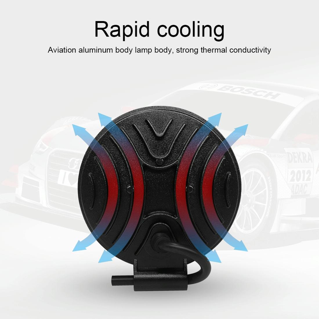 10.5W LED Spotlight | Waterproof Round Work Light | Car, Boat & Marine | DC 9-30V