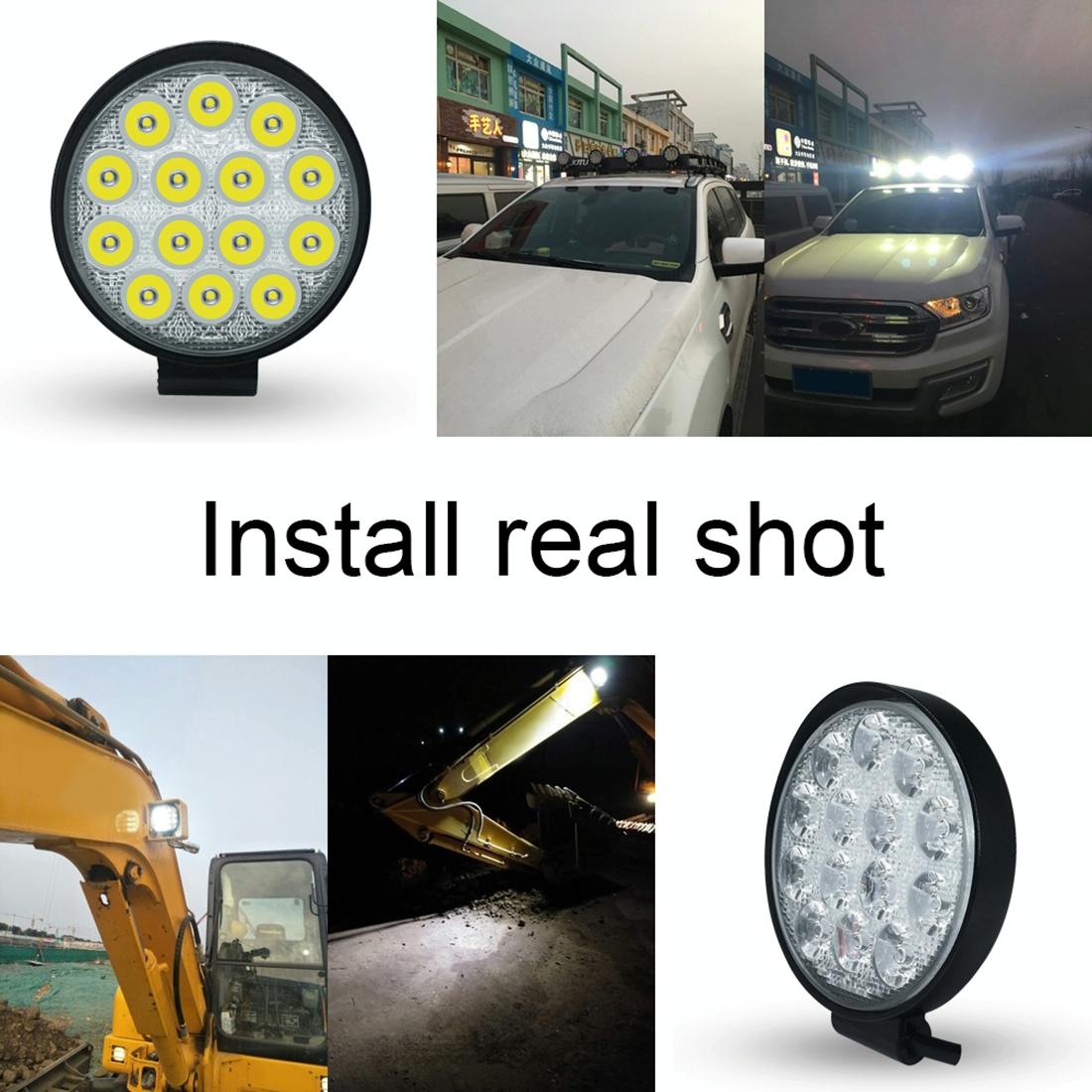 10.5W LED Spotlight | Waterproof Round Work Light | Car, Boat & Marine | DC 9-30V