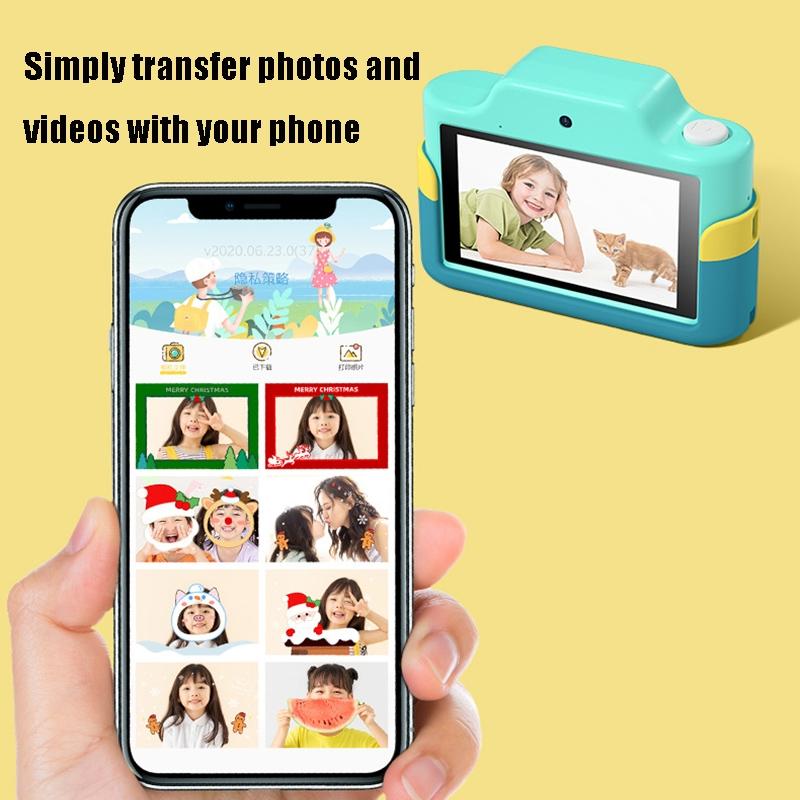 32GB Mini Children's Cartoon Camera Toy with Touch Screen & Dual-Lens